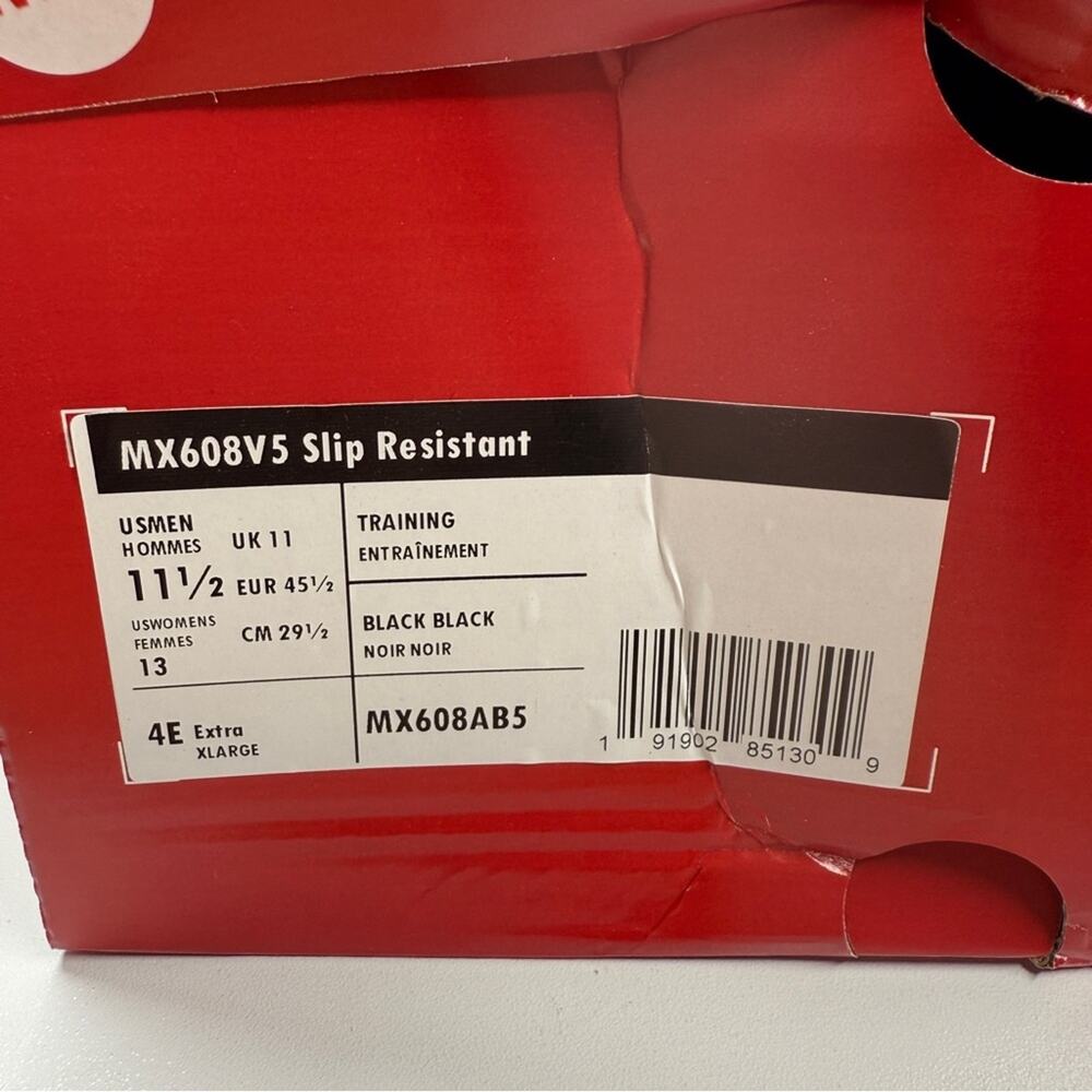 NIB • New Balance® 608 v5 Men's Slip Resistant Shoes Size: 11.5 WIDE - Picture 6 of 6